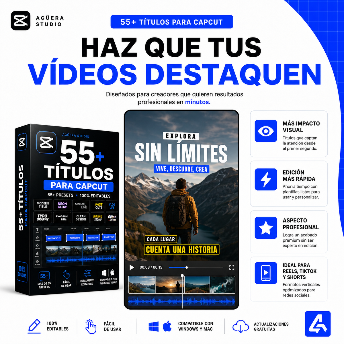 +55 TITULOS VIRALES PARA CAPCUT PRO